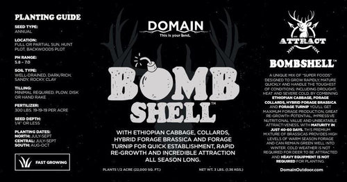 Domain Outdoor Bombshell Food Plot Mix