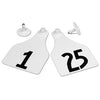 Allflex Tag System Maxi Female White W/buttons 4 X 3 White 1 - 25