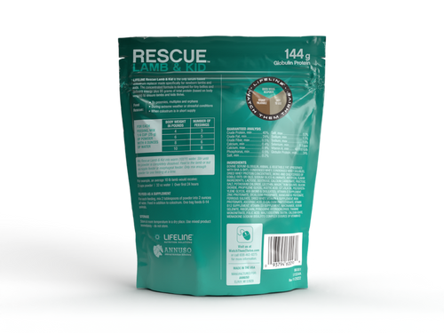 Lifeline Rescue Lamb & Kid - Complete Colostrum Replacer for Lamb & Kid