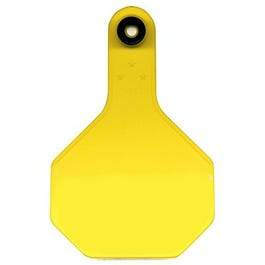 All American Livestock Tag, Blank, Medium, Yellow, 25-Pk.